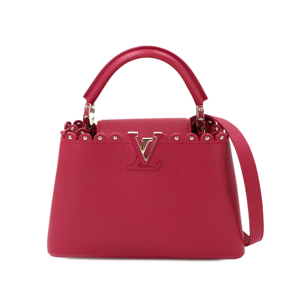 Louis Vuitton Capucines BB 2-way Hand/Shoulder Handbag, Taurillon Leather, Wi...